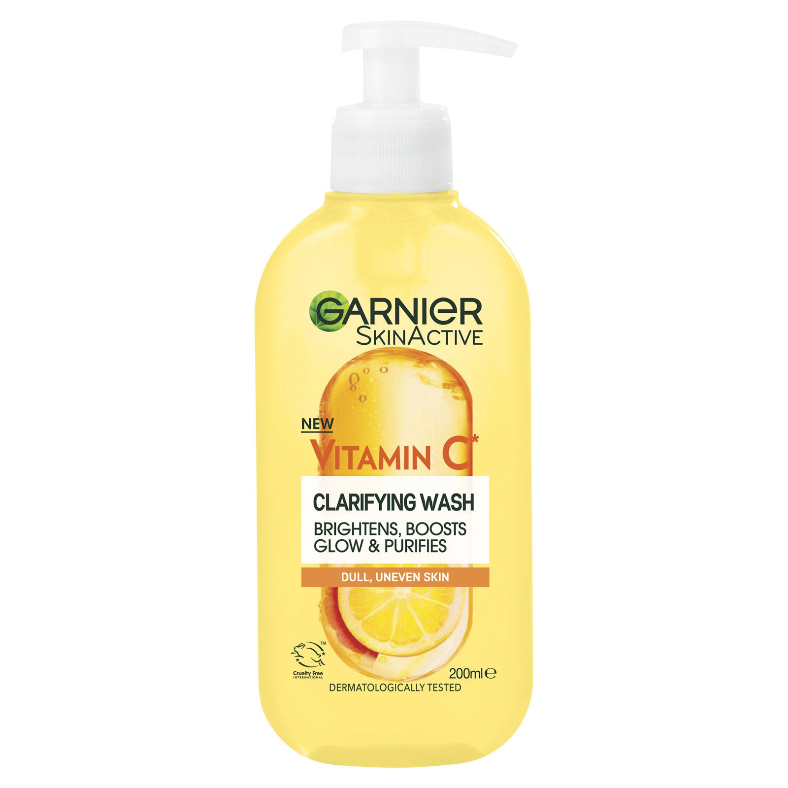 Garnier Skin Active Clarifying Wash Vit C 200ml | High Quality Tissue Product Online - Product Image Garnier Skin Active Clarifying Wash Vit C 200ml | High Quality Tissue Product Online - Product Image